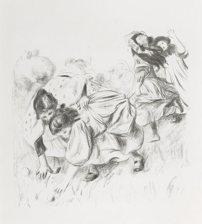 Children Playing Ball by Pierre Auguste Renoir